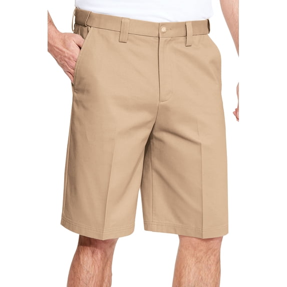 KingSize Men's Big & Tall Wrinkle-Free Expandable Waist Plain Front Shorts