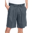 thumbnail image 1 of KingSize Men's Big & Tall Wrinkle-Free Expandable Waist Pleat Front Shorts, 1 of 4