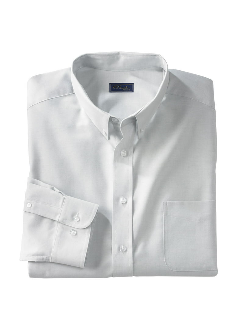 KingSize Men's Big & Tall Wrinkle-Free Oxford Dress Shirt