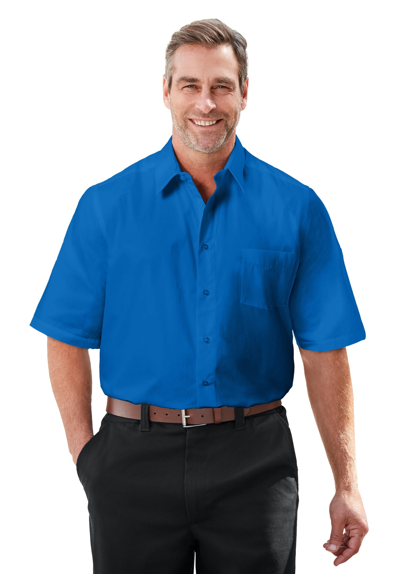 men's wrinkle free short sleeve dress shirts Men's Bean's Wrinkle-Free Everyday Shirt, Traditional Untucked Fit, Short- Sleeve