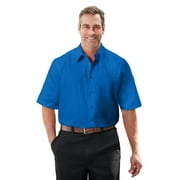 KINGSIZE Men's Big & Tall Wrinkle-Free Short-Sleeve Dress Shirt