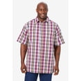 thumbnail image 1 of KingSize Men's Big & Tall Wrinkle-Resistant Short Sleeve Button Down, Printed, 1 of 3