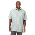 thumbnail image 1 of KingSize Men's Big & Tall Wrinkle-Resistant Short Sleeve Button Down, 1 of 6