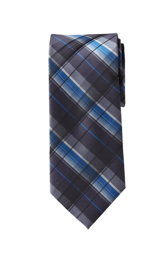 Men's Extra Long Classic Plaid Tie