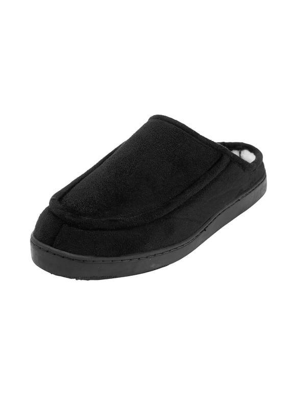 Men's Microsuede Clog Slippers