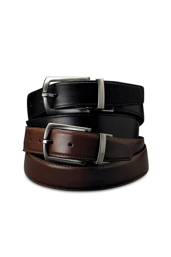 Men's Reversible Leather Dress Belt