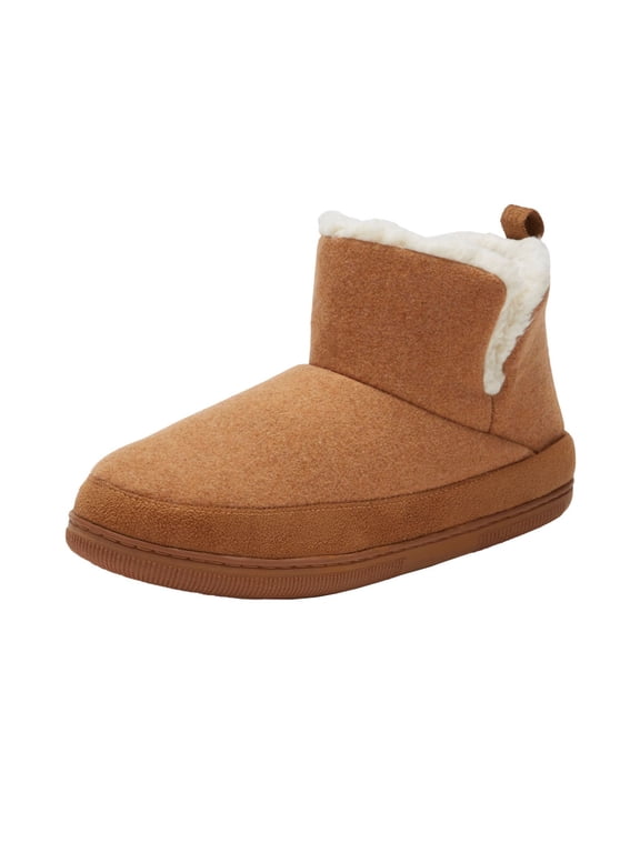 Men's Sherpa Lined Comfort Slipper Boot