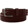 thumbnail image 1 of KingSize Men's Stretch Leather Braided Belt, 1 of 2