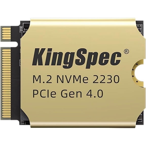 KingSpec XF 1TB M.2 2230 SSD PCIe 4.0, 5000MB/s Read Copper Heatsink, 3D NAND Flash, Compatible with Steam Deck/ASUS ROG Ally/Surface Pro