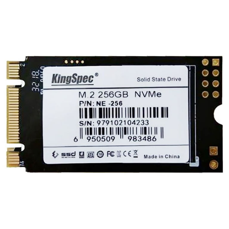 KingSpec 256GB 2242 PCIe 3.0 NVMe M.2 3D NAND SSD Solid State