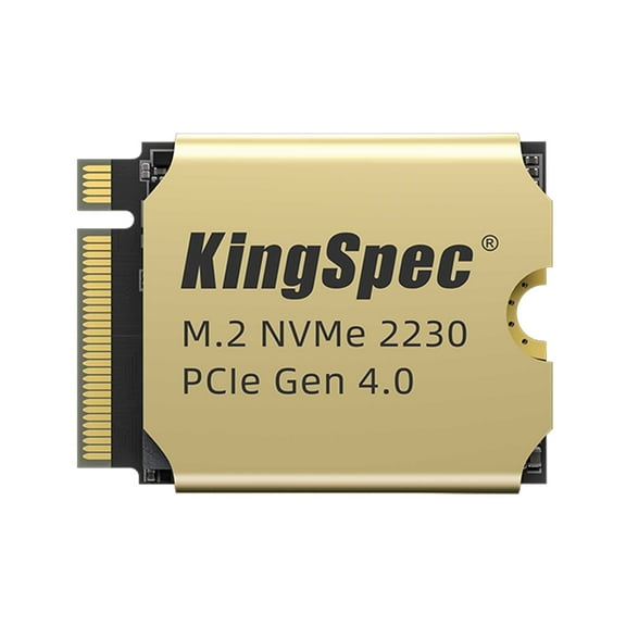 KingSpec XF 2TB M.2 2230 SSD PCIe 4.0, 5000MB/s Read Copper Heatsink, 3D NAND Flash, Compatible with Steam Deck/ASUS ROG Ally/Surface Pro
