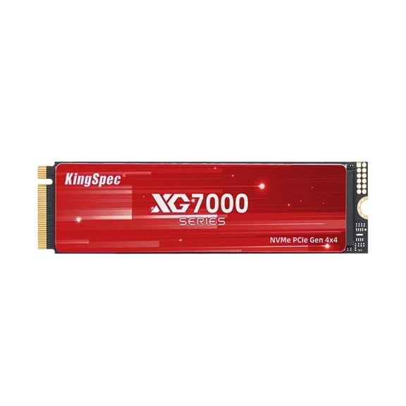 KingSpec XG7000 512GB NVMe SSD PCIe 4.0-7400MB/s Read Speed, 3D TLC NAND M.2 2280 Internal SSD, Compatible with Gaming PC, Laptop, PS5 Console