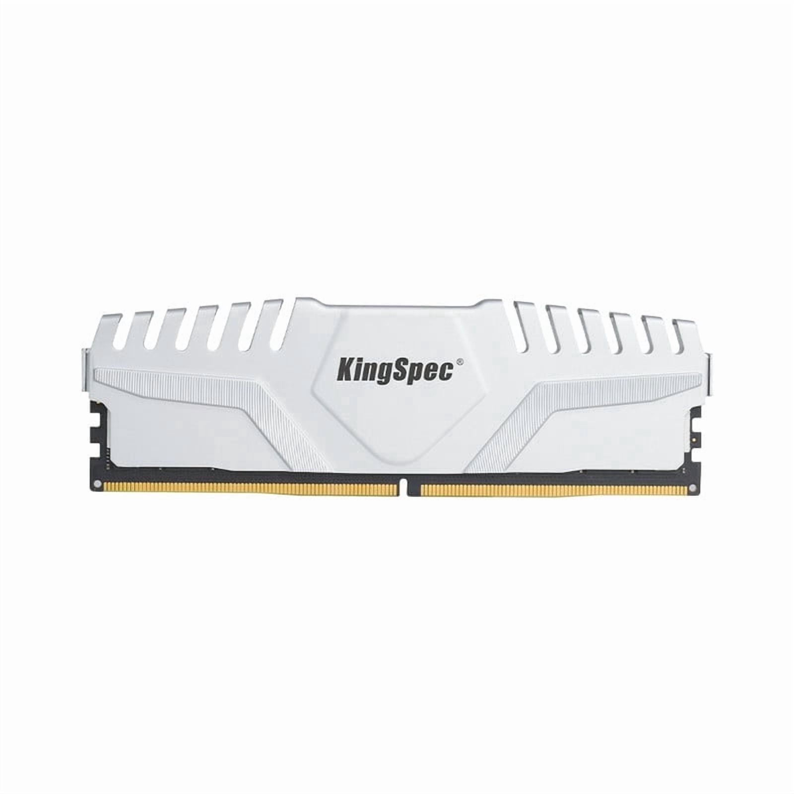 KingSpec DDR5 Computer Memory 32GB(2×16GB) 6000MHz RAM Desktop Memory PC Memories Module Gaming Memory Computer Silver White