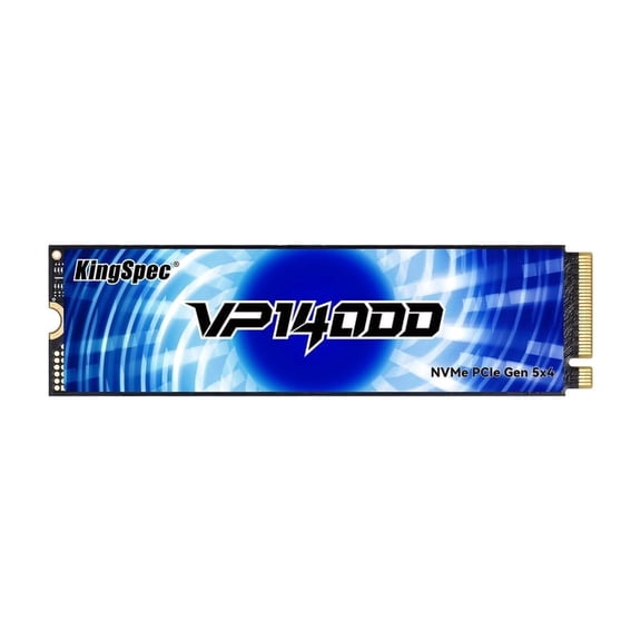 KingSpec VP14000 4TB PCIe 5.0x4 M.2 NVMe 2280 Gen5 SSD 3D NAND Internal Solid State Drive, Seq. Read Speeds Up to 14,349/8,957 MB/s, Best for AI Computing, Gaming, and Heavy Duty Workstations