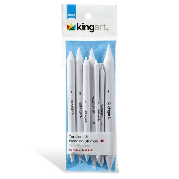 Kingart Blending Sticks & Tortillons, Set of 10