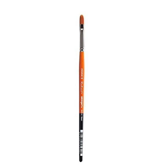 Kingart Radiant, 6500 Filbert Series Premium Golden Synthetic Brushes, For All Ages