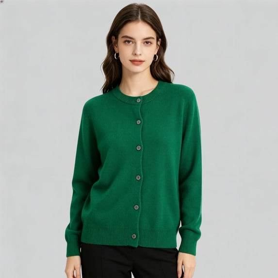 Kingdiese Womens Elegant Cardigan Knit Top For All Season Comfort With Soft And Lightweight Fit Dressy Cardigan Sweaters Women, Size L