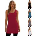 thumbnail image 1 of Kingdiese Womens Longline Camisole Tank Top For Layering Soft Basic Stretch Fit Comfortable Everyday Wear Womens Athletic Tops, Size XXL, 1 of 4