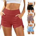 thumbnail image 1 of Kingdiese Womens Plus Size Swim Shorts For With Ruched Waist Control Built In Bikini Bottoms Swimwear Board Shorts Womens Swimwear, Size XXL, 1 of 4