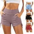 thumbnail image 1 of Kingdiese Womens Plus Size Swim Shorts For With Ruched Waist Control Built In Bikini Bottoms Swimwear Board Shorts Womens Swimwear, Size XXXL, 1 of 4