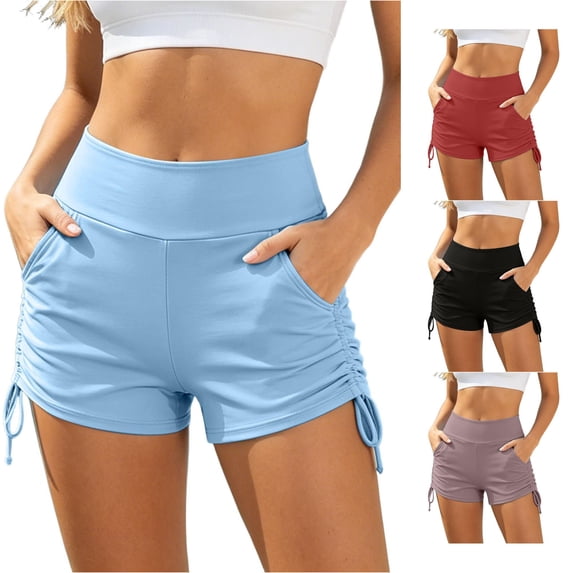 Kingdiese Womens Plus Size Swim Shorts For With Ruched Waist Control Built In Bikini Bottoms Swimwear Board Shorts Womens Swimwear, Size XXXL