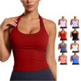 thumbnail image 1 of Kingdiese Womens Workout Yoga Tank Top With Built In Bra Racerback Athletic Camisole For Fitness Running And Sports Athletic Tops for Women Pack, Size L, 1 of 4
