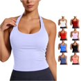 thumbnail image 1 of Kingdiese Womens Workout Yoga Tank Top With Built In Bra Racerback Athletic Camisole For Fitness Running And Sports Athletic Tops for Women Pack, Size S, 1 of 4