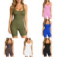 thumbnail image 1 of Kingdiese Womens's Jumpsuit With Racerback Solid Color Piece Athletic Bodysuit For Yoga And Fitness Women Suit, Size L, 1 of 5