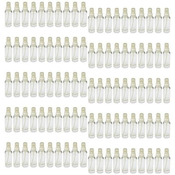 Kingdom Empty 100ml Spray Bottles for Liquid or Gel (Pack of 100)