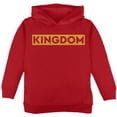 thumbnail image 1 of Kingdom Gold Text Red Little Boys Toddler Hoodie, 1 of 3