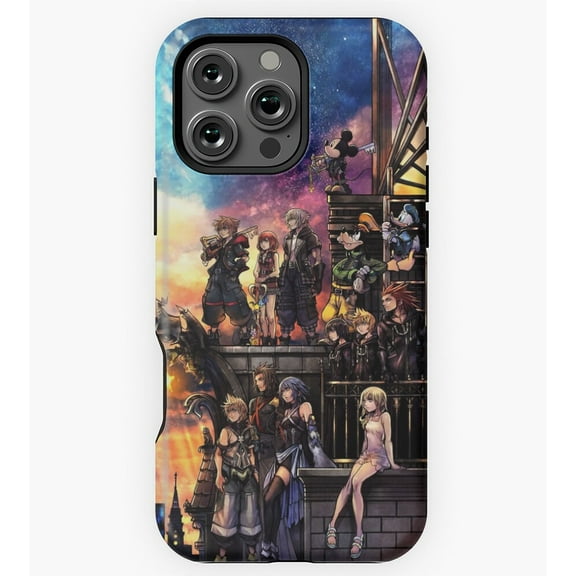 Kingdom Hearts 3 Cover Art GA1330 Phone Case for iPhone 11 to 17 Pro Max
