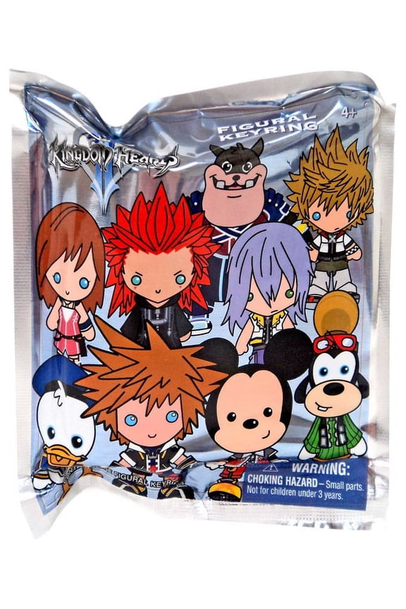 Kingdom Hearts 3D PVC Foam Collectible Blind Box Key Chain Toys