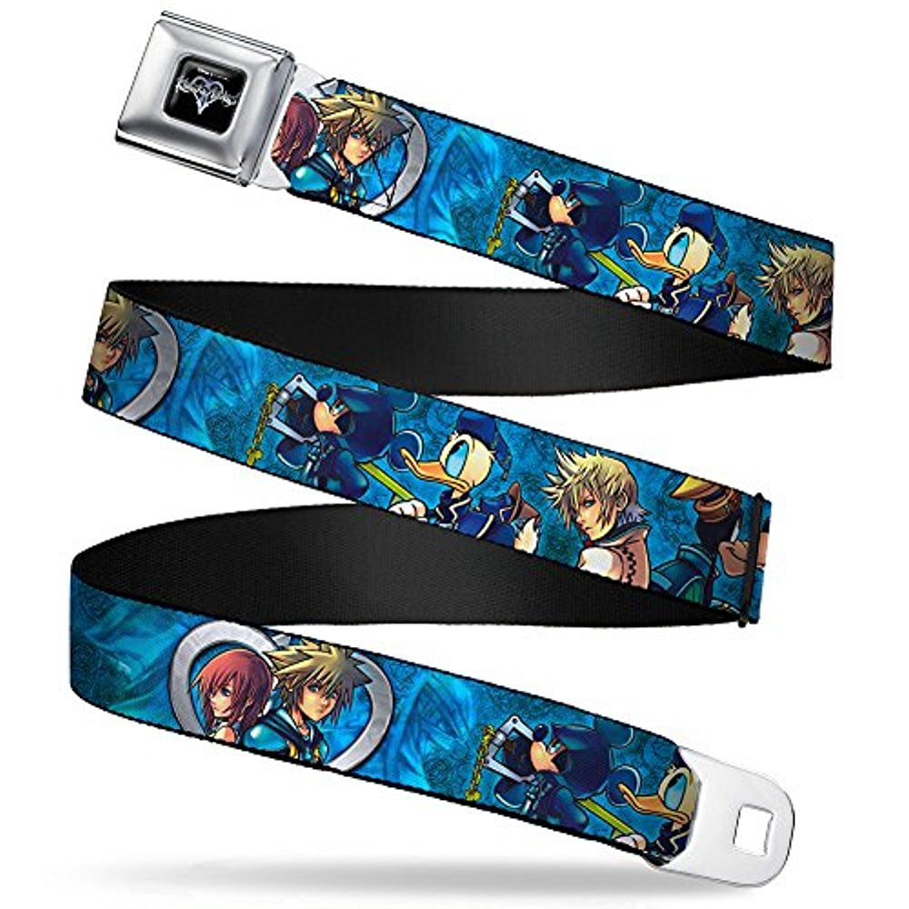 Disney Belt, Seatbelt Buckle Belt, Kingdom Hearts Character Pose ...