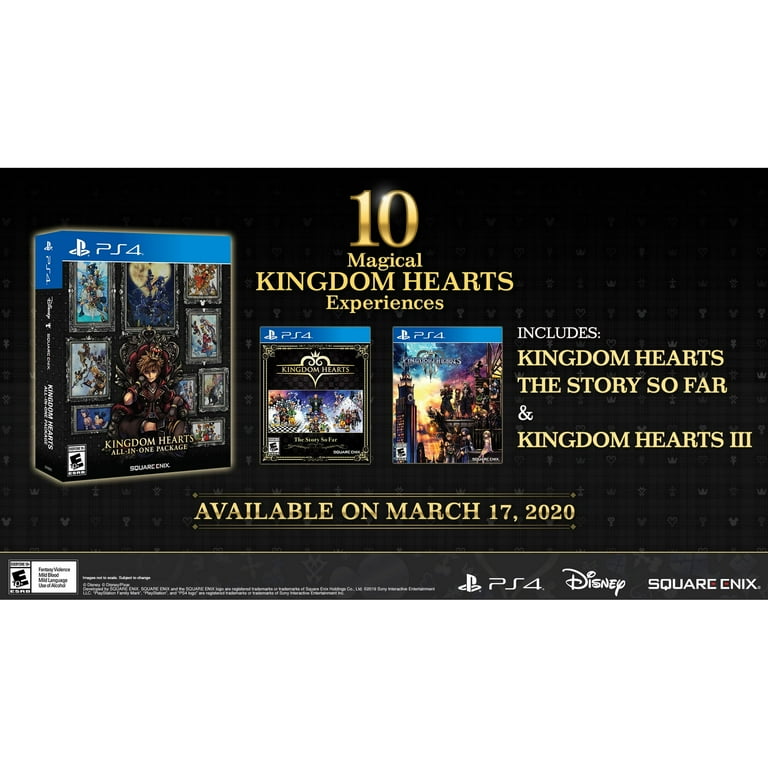 Square Enix Kingdom Hearts All-in-One PS4 Game Package for