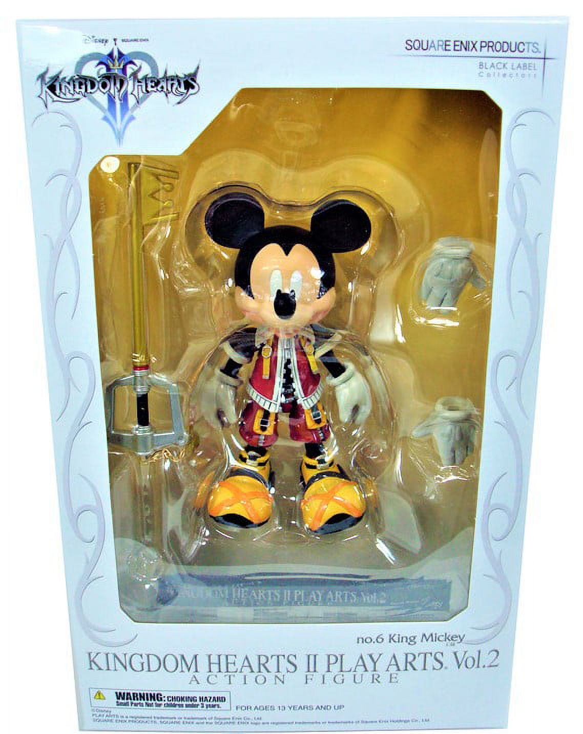 King Mickey Action Figure Kingdom Hearts Play Arts 