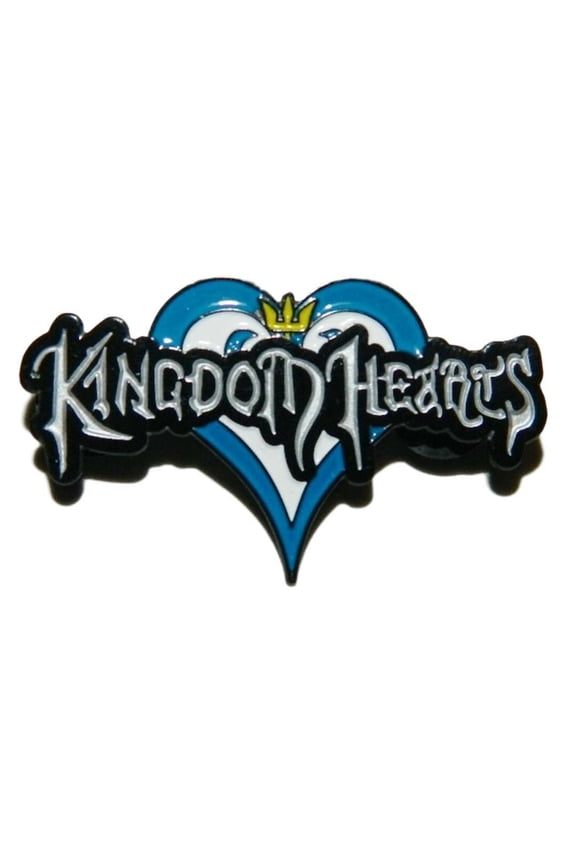 Kingdom Hearts Logo Enamel Metal Pin