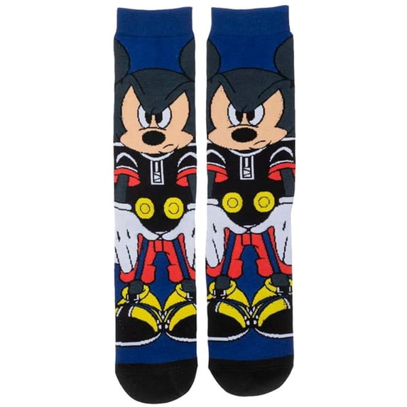 Kingdom Hearts Mickey Mouse Video Game Socks Sublimated 360 Adult Crew Socks