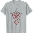 thumbnail image 1 of Kingdom Hearts Mixed Crossed Key Dual Tone Logo DTG Print Unisex T-Shirt, 1 of 5