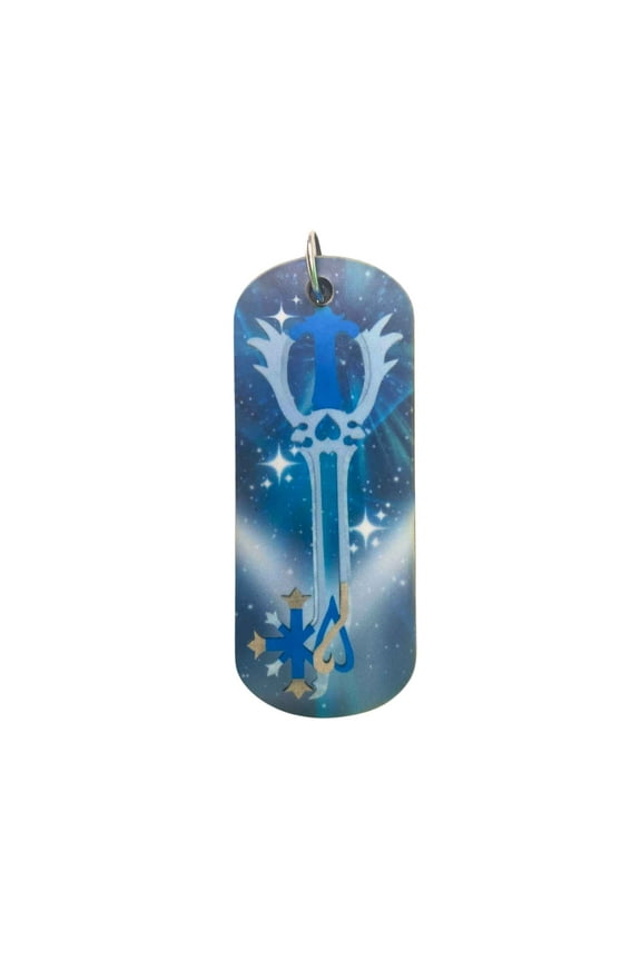 Kingdom Hearts Oathkeeper Keyblade Keychain or Necklace | Handmade Gamer Gift | Video Game Jewelry Accessory