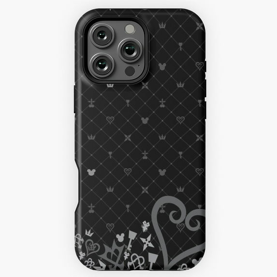 Kingdom Hearts Pattern Phone Case for iPhone 16 15 14 13 12 11 Pro Max M890057