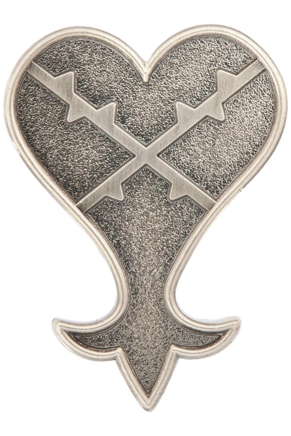 Kingdom Hearts Heartless Pewter Lapel Pin