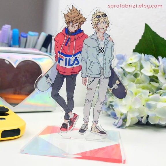 Kingdom Hearts STAND - Sora & Roxas - Skaters Version (1 standee)