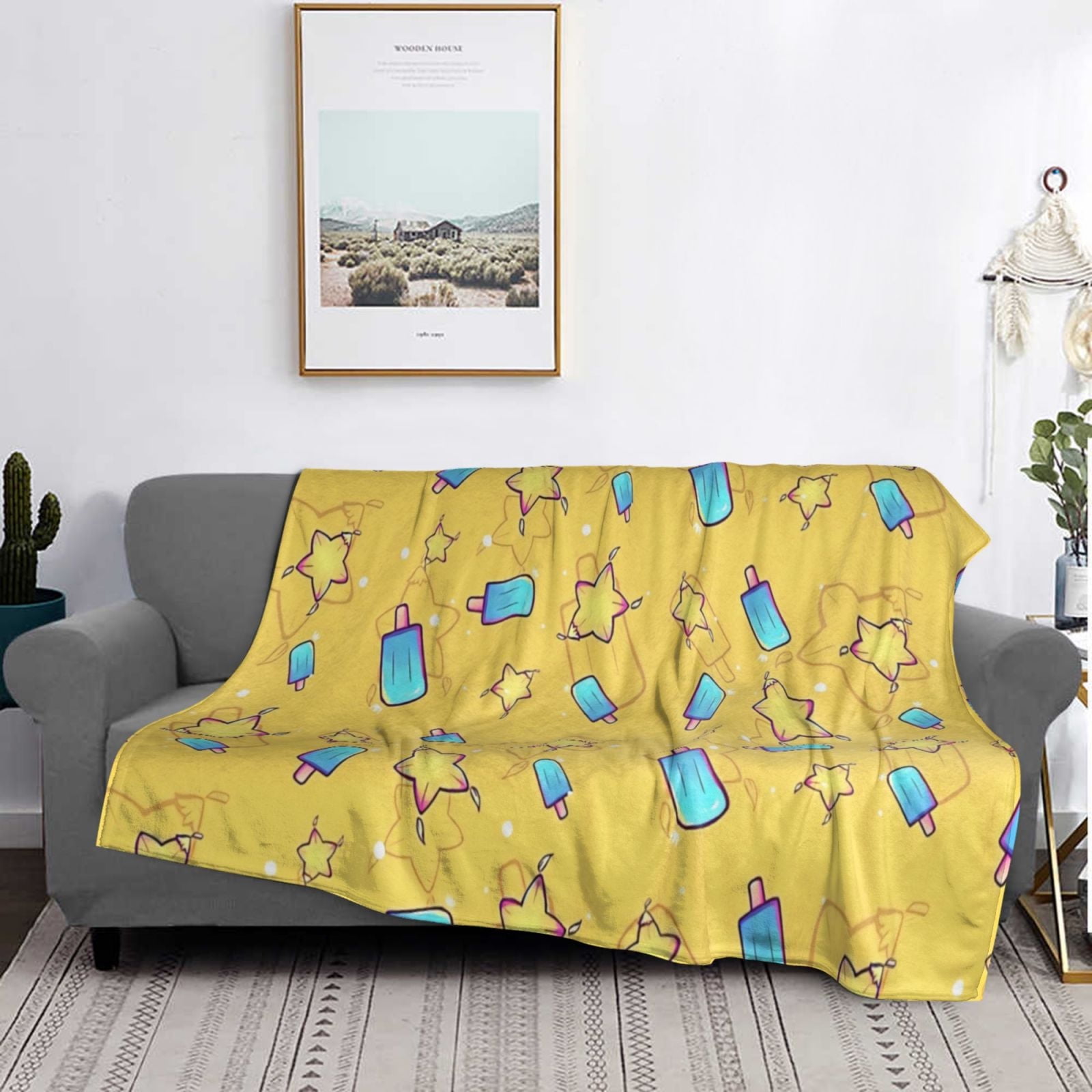 【販売終了品】KINGDOM HEARTS III Fleece Blanket 3D Cartoon Kingdom Hearts Game Soft Plush Blanket,Flannel