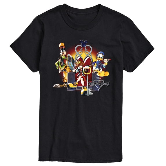 Kingdom Hearts - Sora, Goofy, & Donald Men's Short Sleeve Graphic T-Shirt