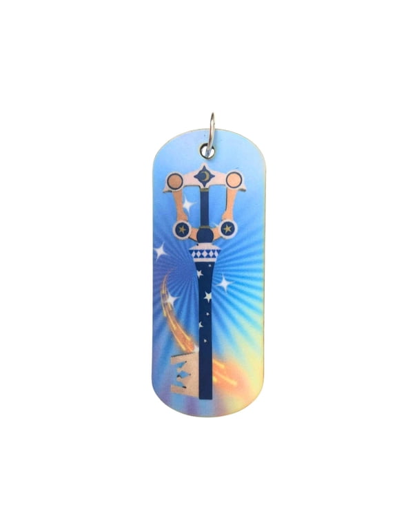 Kingdom Hearts Star Cluster Keyblade Keychain or Necklace | Handmade Gamer Gift | Video Game Jewelry Accessory