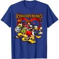 thumbnail image 1 of Kingdom Hearts Team Ready DTG Print Unisex T-Shirt,Royal Blue Color,Size YXS, 1 of 5