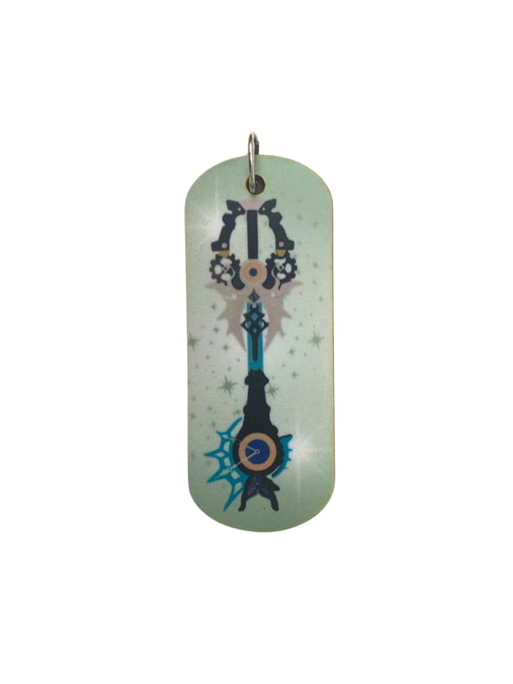 Kingdom Hearts Young Xenahort's Keyblade Keychain or Necklace | Handmade Gamer Gift | Video Game Jewelry Accessory