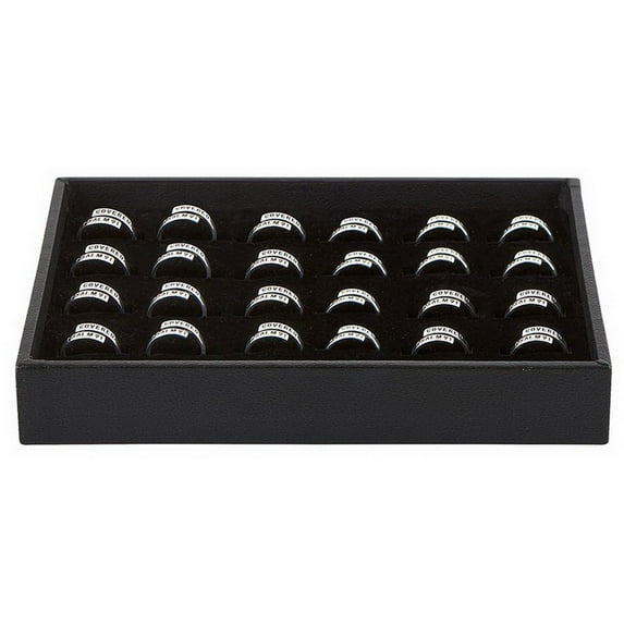 Kingdom Jewelry N1460 Kingdom Wrapped Ring Filled Display - Covered Psalm 91 - 24 pcs