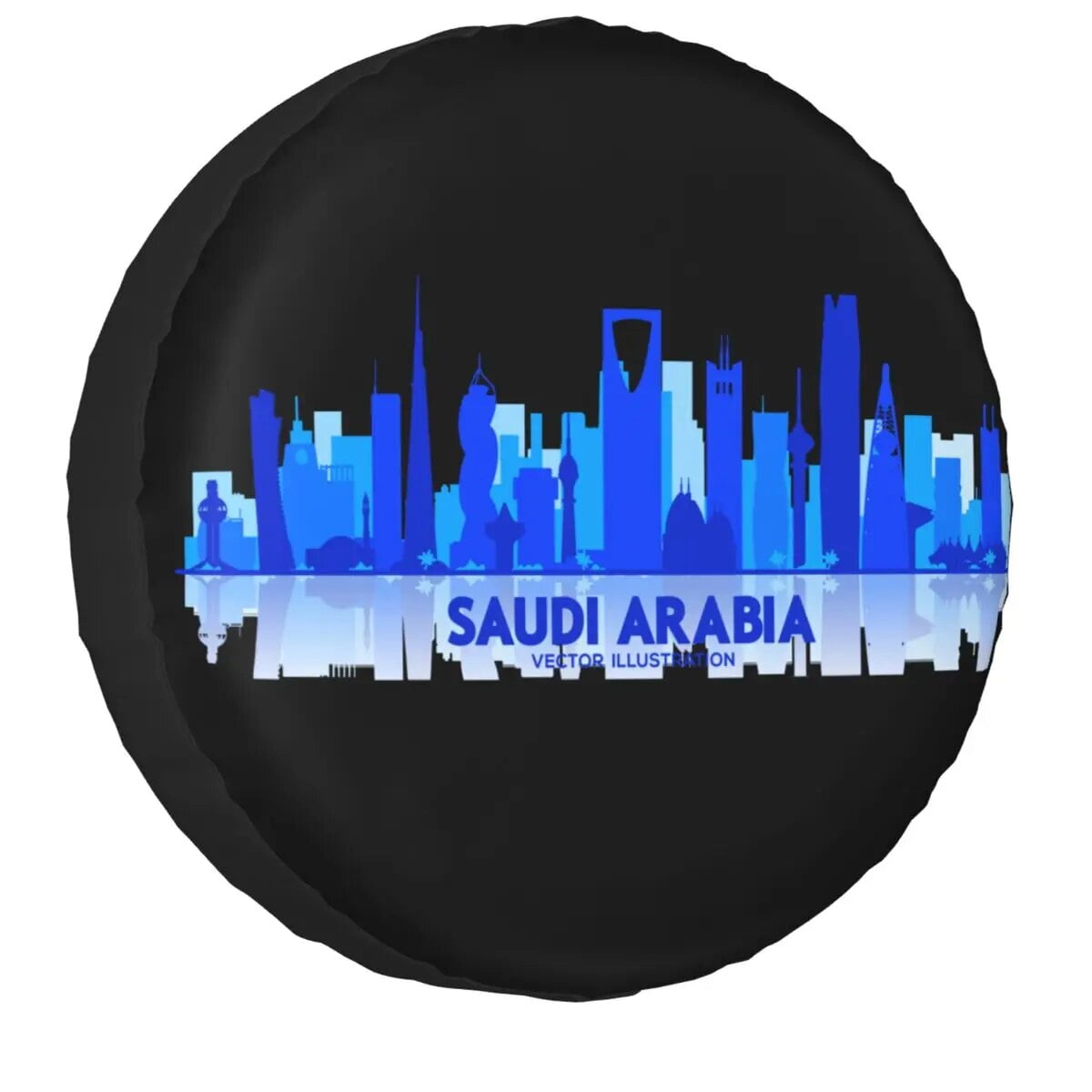 Kingdom Of Saudi Arabia Tire Cover 4x4 Trailer Spare Wheel Protector