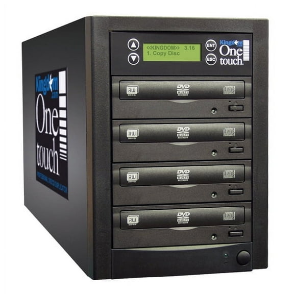 Kingdom One Touch 3 Copy DVD CD Duplicator with 320 GB Hard Drive